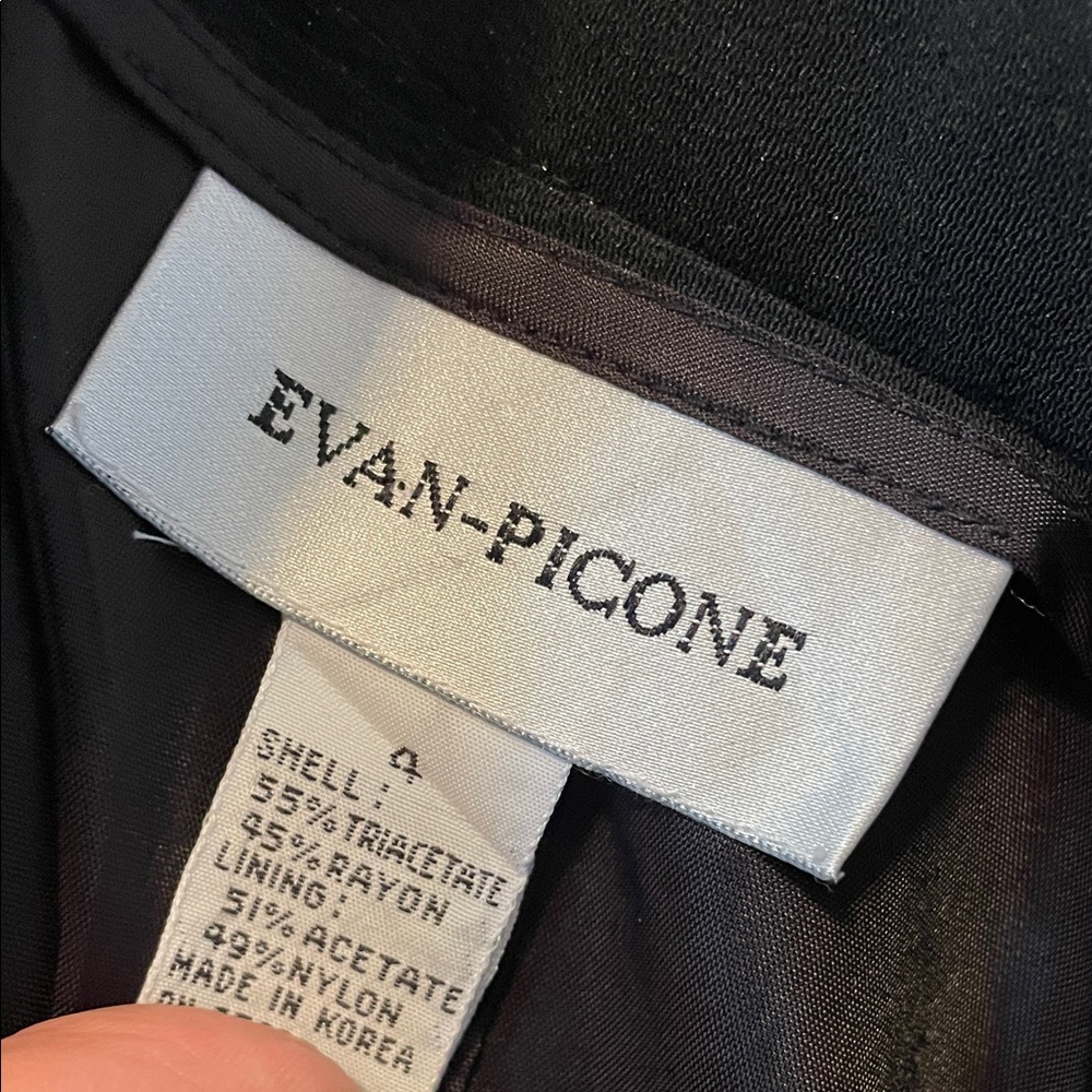 Evan Picone Classic Black Pencil Skirt - Picture 5 of 5